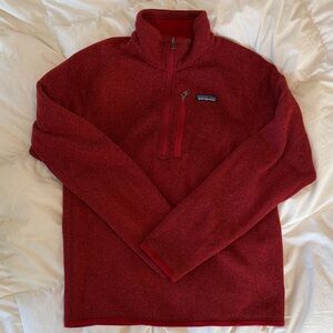 Patagonia Burgundy Fleece Pullover